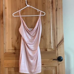 NEW pink fitted dress